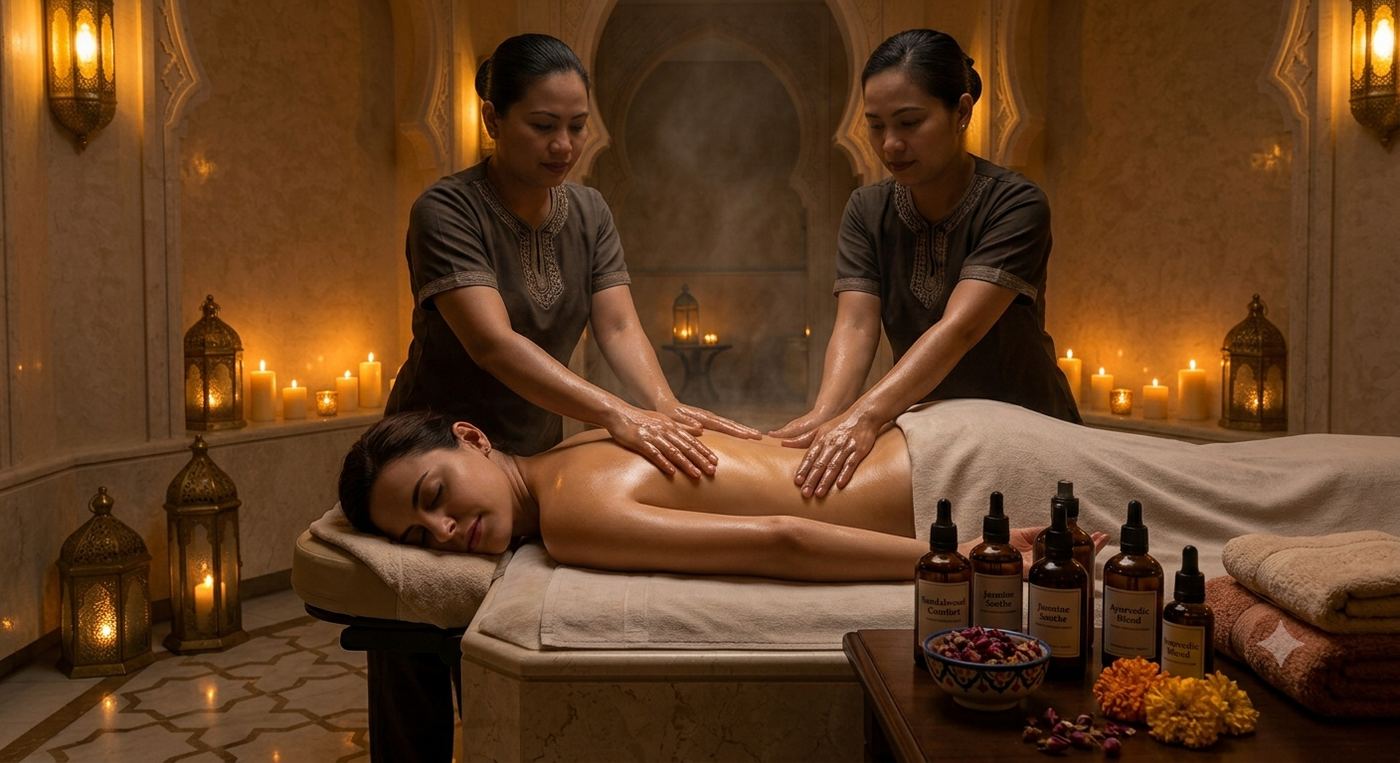 Four-Hand Aroma Oil at IRA Luxurious Spa