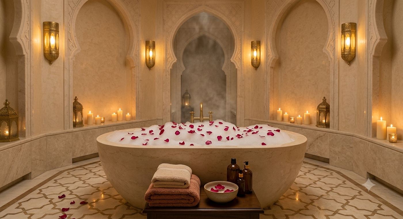 Bubble Bathtub at IRA Luxurious Spa