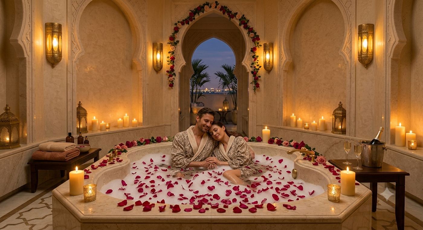 Couple Jacuzzi at IRA Luxurious Spa