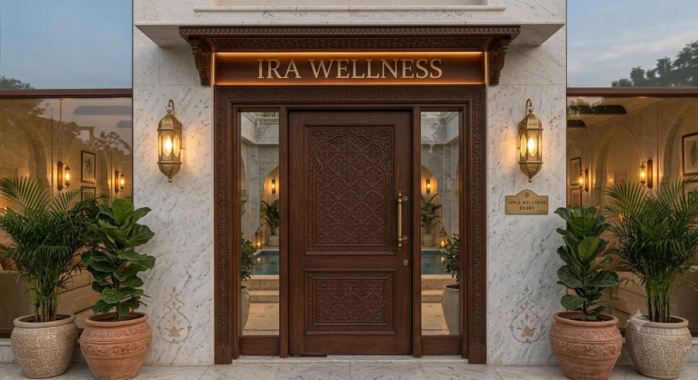 IRA Luxurious Spa entrance