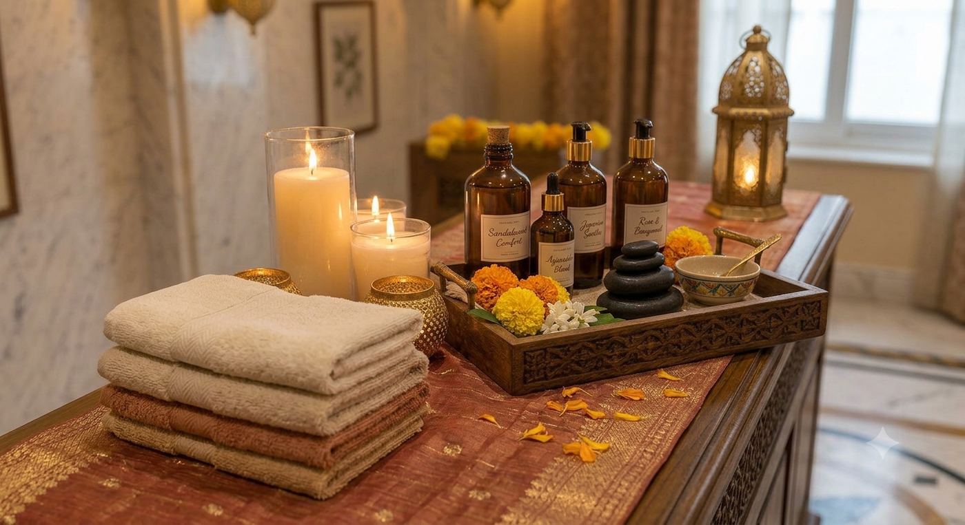 IRA Luxurious Spa styling details