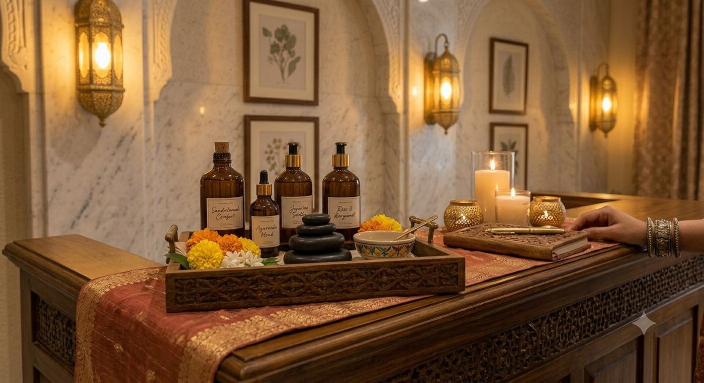 IRA Luxurious Spa reception detail