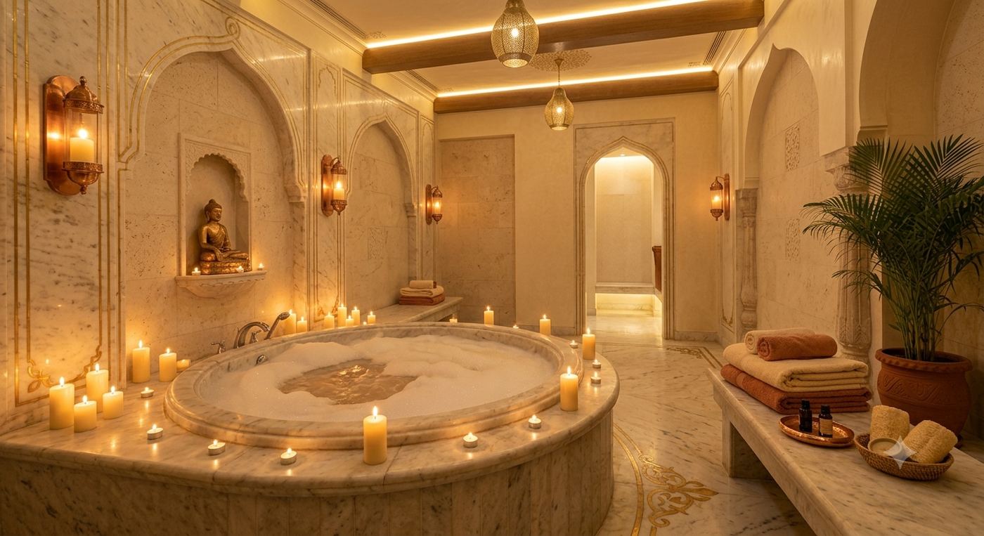 Jacuzzi Massage at IRA Luxurious Spa